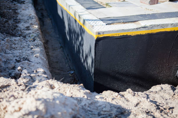 Residential Waterproofing installation at a Lansdowne, VA home by SJ Waterproofing Pros